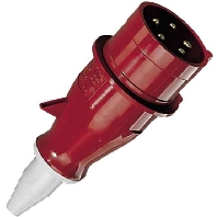 Image of 252 - CEE plug 16A 4p 6h 400 V (50+60 Hz) red 252