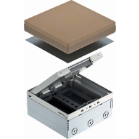 Image of UDHOME4 2V MT U - Installation box for underfloor duct UDHOME4 2V MT U