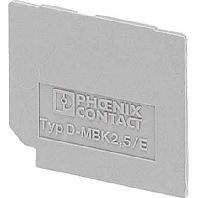 Image of D-MBK/E - End/partition plate for terminal block D-MBK/E