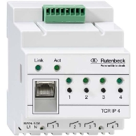 Image of Rutenbeck TCR IP 4 afstandsbediening/schakelklok-contactdoos TC IP 4