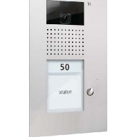 Image of AVU94010-0010 - Door loudspeaker 1-button silver AVU94010-0010