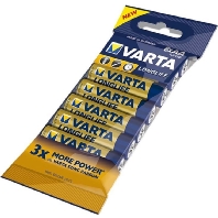 Image of 1x8 Varta Longlife AA LR 6 folieverpakking