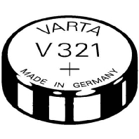 Image of V 321 Stk.1 - Coin cell battery silver oxide 13mAh V 321 Stk.1