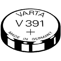Image of V 391 Stk.1 - Coin cell battery silver oxide 40mAh V 391 Stk.1