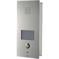 Image of 5459 - Door loudspeaker 1-button silver 5459
