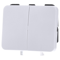 Image of 1785-24 - Cover plate for switch/push button white 1785-24