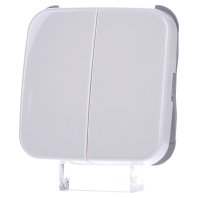 Image of 2505-214 - Cover plate for switch/push button white 2505-214