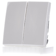 Image of 2505-914 - Cover plate for switch/push button white 2505-914