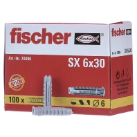 Image of Fischer 70006 fischer pluggen SX 6 x 25 Nylon 6 mm 100 stuks