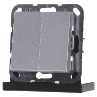 Image of 012526 - Series switch flush mounted aluminium 012526