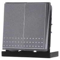 Image of 012565 - Series switch flush mounted aluminium 012565