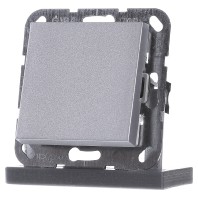 Image of 012626 - Two-way switch flush mounted aluminium 012626