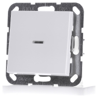 Image of 013603 - Two-way switch flush mounted white 013603
