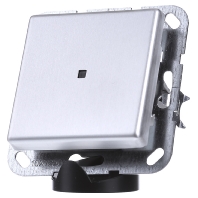 Image of 0136203 - Two-way switch flush mounted aluminium 0136203