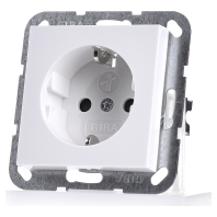 Image of 018303 - Socket outlet protective contact white 018303