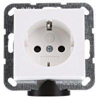 Image of 018327 - Socket outlet protective contact white 018327
