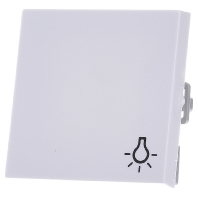 Image of 028527 - Cover plate for switch/push button white 028527