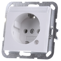 Image of 045227 - Socket outlet protective contact white 045227