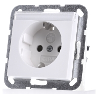 Image of 046227 - Socket outlet protective contact white 046227