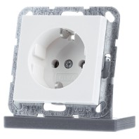 Image of 046603 - Socket outlet protective contact white 046603
