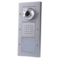 Image of 126965 - Door loudspeaker 1-button silver 126965