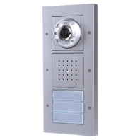 Image of 127065 - Door loudspeaker 3-button silver 127065