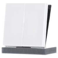 Image of A 595 WW - Cover plate for switch/push button white A 595 WW