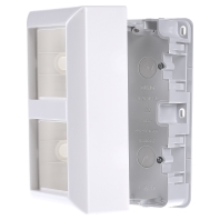 Image of AS 582 A WW - Surface mounted housing 2-gang white AS 582 A WW