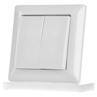 Image of AS 590-5 WW - Cover plate for switch/push button white AS 590-5 WW