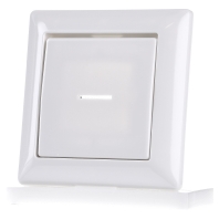 Image of AS 590 KO5 WW - Cover plate for switch/push button white AS 590 KO5 WW