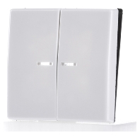 Image of AS 591-5 KO5 WW - Cover plate for switch/push button white AS 591-5 KO5 WW