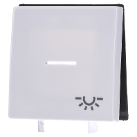 Image of AS 591 KO5L WW - Cover plate for switch/push button white AS 591 KO5L WW