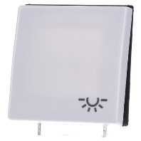 Image of AS 591 L WW - Cover plate for switch/push button white AS 591 L WW