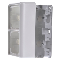 Image of CD 582 A WW - Surface mounted housing 2-gang white CD 582 A WW