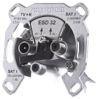 Image of ESD 32 - Antenna TWIN end socket for antenna ESD 32