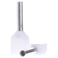Image of 869/8 (100 Stück) - Cable end sleeve 0,5mm² insulated 869/8