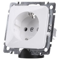 Image of 776220 - Socket outlet protective contact white 776220