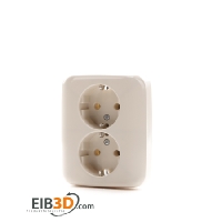 Busch-Jaeger 20-02 EUJ-212  - Doppelsteckdose ws UP 20-02 EUJ-212