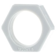 Image of 116 M20 LGR PS - Locknut for cable screw gland M20 116 M20 LGR PS