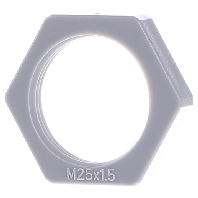 Image of 116 M25 LGR PA - Locknut for cable screw gland M25 116 M25 LGR PA