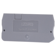Image of D-ST 2,5-TWIN - End/partition plate for terminal block D-ST 2,5-TWIN