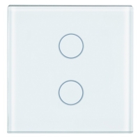 Image of 5WG1211-8DB11 - Touch Sensor Glass cover, single, white, UP 211/11, 5WG1211-8DB11 for KNX Glass button unit