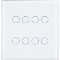 Image of 5WG1213-8DB11 - Touch Sensor Glass cover, quadruble, white, UP 213/11, 5WG1213-8DB11 for KNX Glass button unit