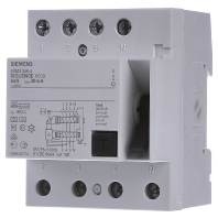 Image of 5SM3346-4 - Residual current breaker 4-p 63/0,03A 5SM3346-4
