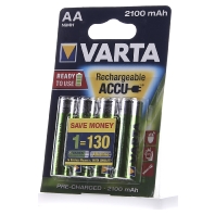 Image of 4 x AA Varta Ready2use batterijen - 2100mAh