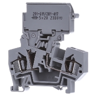 Image of 281-611/281-417 - G-fuse 5x20 mm terminal block 10A 8mm 281-611/281-417