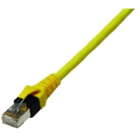 05300590 - Patch cable halogen-free yellow PPK6A Cat6A-ISO 4P26 S/FTP 2xRJ45 1.0m