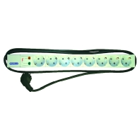 05300496 - 19 inch power strip 8-way with surge protection PSSLUE, 05300496 - Promotional item