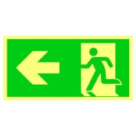 05104015 - Escape sign PRZKPL left plastic, 05104015 - Promotional item