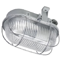 121173 - Oval lamp Simetal E27 1x42W hinged grey, 121173 - Promotional item